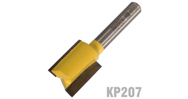 Straight Bit 5/8' (15.9mm) X 3/4'(19mm) Two Flute 1/4' Shank product image