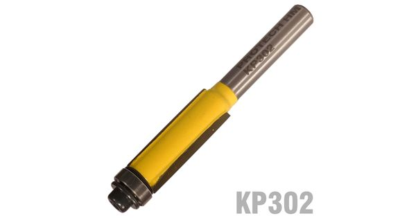 Trim Bit 3/8' X 1'with Bottom Bearing 1/4' Shank product image