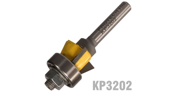 Bevel Trim Bit 1/2' X 3/8' Three Flute 22 1/4' Shank product image