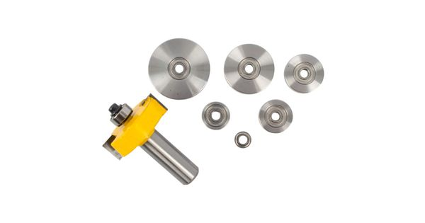 Rabbeting Bit 1 1/2' X 1/16' Depth 9/16' 1/2'shank X 7 Bearings product image