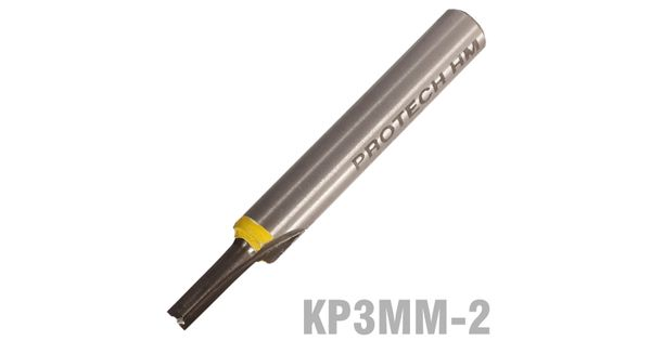 Straight Bit 3mm X 1/2' Two Flute Solid Carbide 1/4'shank product image