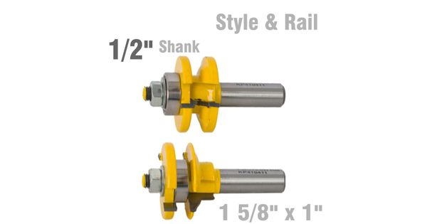 Style & Rail Set 1 5/8' X 1' Two Piece Ogee 1/2' Shank product image