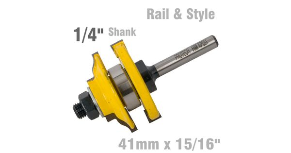 Rail & Style Ogee Rail & Style 41mm X 15/16' 1/4' Shank product image