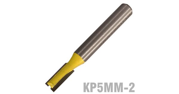 Straight Bit 5mm X 12mm Two Flute Metric 1/4' Shank product image