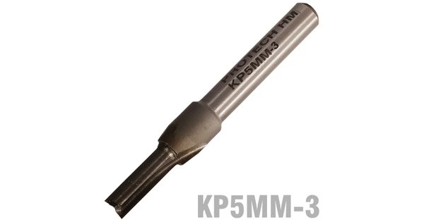Straight Bit 5mm X 14mm Two Flute Solid Carbide 1/4' Shank product image