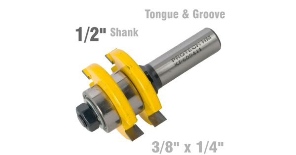 Tongue & Groove Assembly 3/8' X 1/4' 1/2' Shank product image