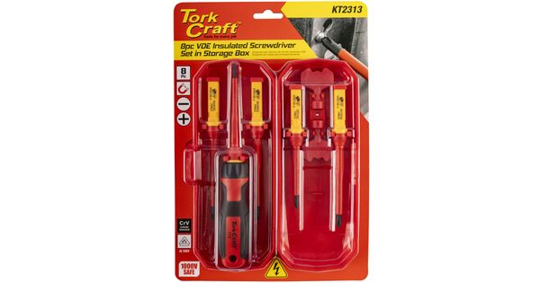 8pc Screwdriver Set Vde Insulated C/w Storage Box product image