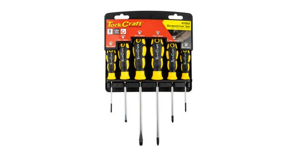 6pc Screwdriver Set With Wall Mountable Rack Ph Sl product image