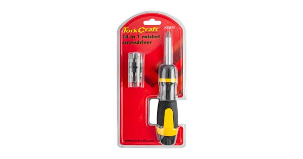Ratchet Screwdriver 13 In 1 With Insert Bits product image
