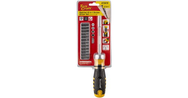 Ratchet S/ Driver Set 12-in-1 12pc Bits 1pc Driver product image