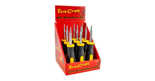 Screwdriver 6 In 1 Crv Bits Per Box Of 9 product image