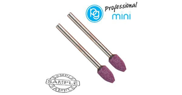 Ruby Grinding Stones 6x10mm.bulet.sh3mm.2pcs product image