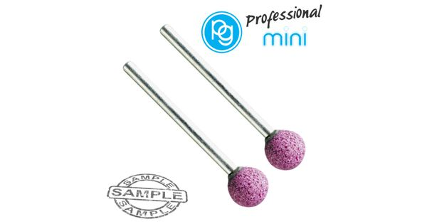 Ruby Gringing Stones 10mm.ball.sh3mm.2pcs product image