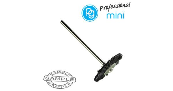 Black Bristle Wheel Brush 21mm. Sh.2.35mm product image