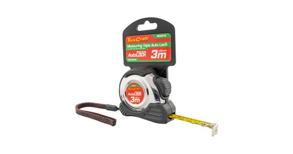 Measuring Tape Self Lock 3m X 16mm S/s & Rubber Casing Matt Finish product image