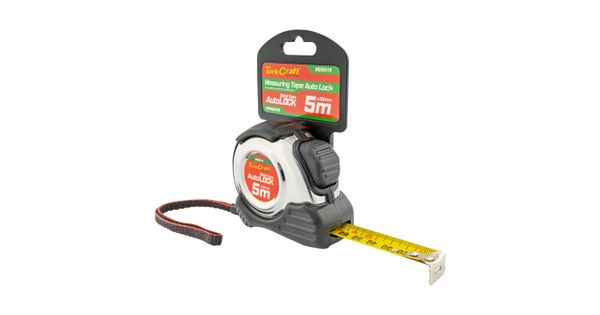 Measuring Tape Self Lock 5m X 19mm S/s & Rubber Casing Matt Finish product image