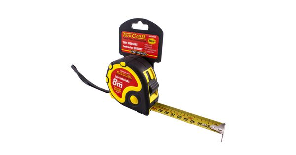 Measuring Tape Autolock 8m X 25mm Rubber Casing Matt Finish product image