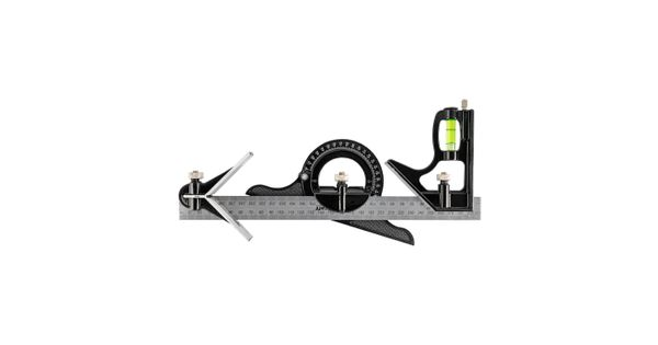 Combination Square & Protractor 3pc Set product image