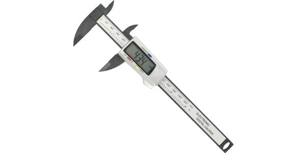 Vernier Carbon Fibre 150mm Metric / Inch Digital 0.01mm Acc. product image