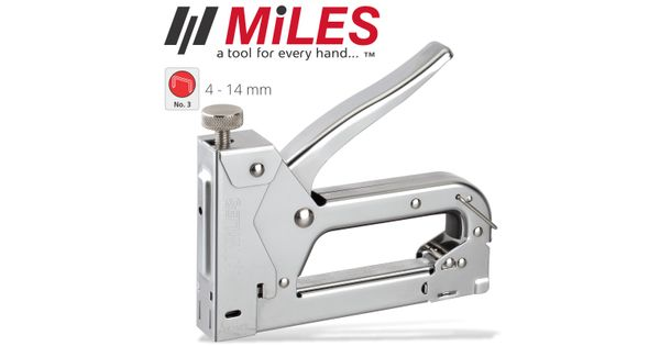 Staple Gun Metal Body Tension Adj 22g 4-14mm Jt21 Stap Reload Ind product image