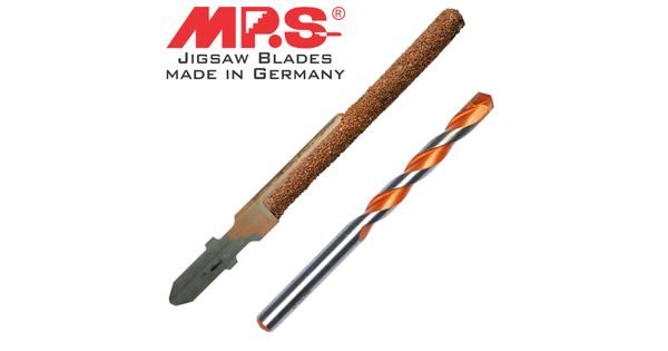 Jigsaw Blade Univ. Set Carbide Rasp 6mm 100/75 + Drill Bit 6x60x100mm product image