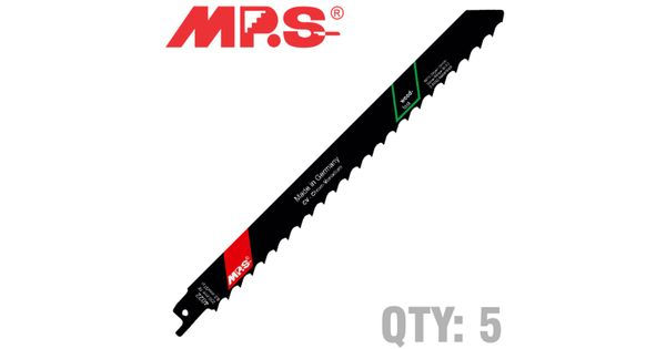 Sabre Saw Blade Soft Wood, Const And Firewood 230mm 3 Tpi 5/pack product image