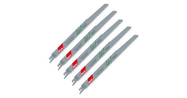 Sabre Saw Blade 210mm 7tpi 5/pack Wood Clean Cut S2345x product image