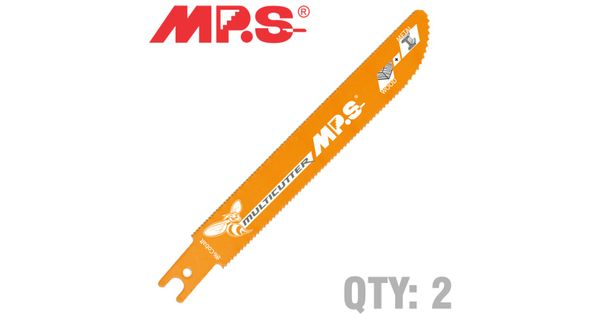 Sabre Saw Metal&s/s 150mm Multicutter U-shank 14&18tpi 2/pk product image