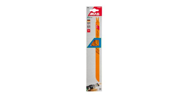 Sabre Saw Metal&wood Extra-long 250mm Multicutter U-shank 6&10tpi 2/pk product image