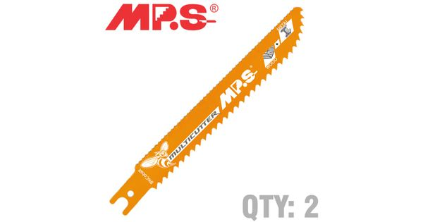 Sabre Saw Metal&wood 150mm Multicutter U-shank 6&10tpi 2/pk product image