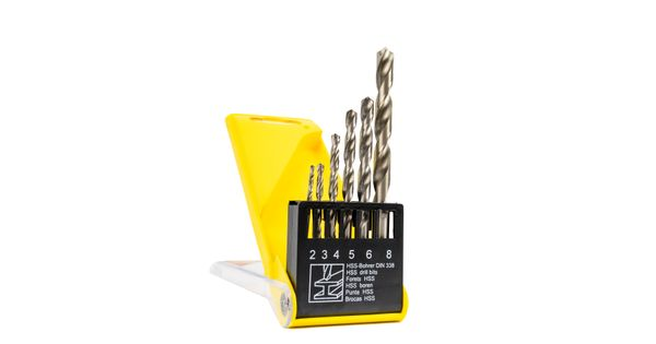 Drill Bit Set 6pc Hss Roll Forged 2-8mm product image