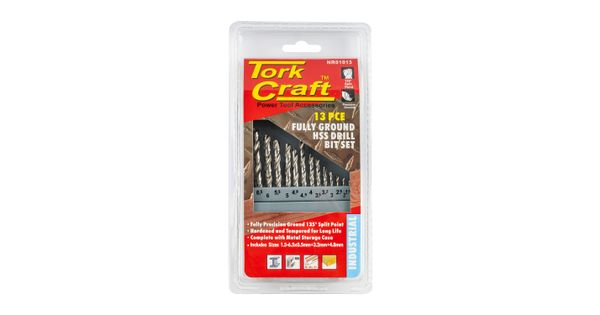 Drill Bit Set 13pce Hss Ground Bright Finish product image