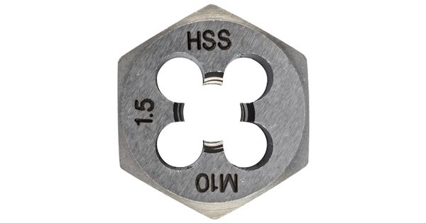 Tork Craft NR3110C HSS Hex Die 10 x 1.5mm 1' Carded product image