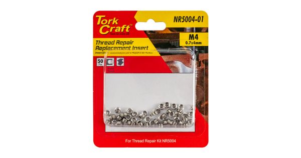 Thread Repair Kit M4 X 0.7 X1.0d Repl. Inserts For Nr5004 product image
