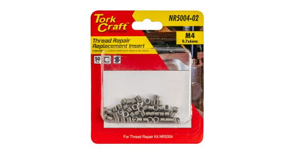 Thread Repair Kit M4 X 0.7 X1.5d Repl. Inserts For Nr5004 product image