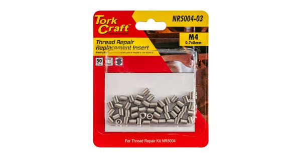 Thread Repair Kit M4 X 0.7 X 2.0d Repl. Inserts For Nr5004 product image