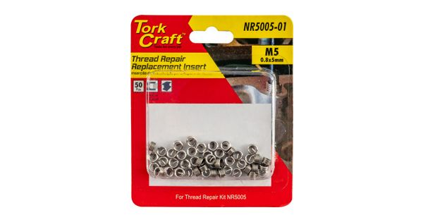 Thread Repair Kit M5 X 0.8 X 1.0d Repl. Inserts For Nr5005 product image