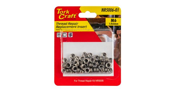 Thread Repair Kit M6 X 1.0 X 1.0d Repl. Inserts For Nr5006 product image