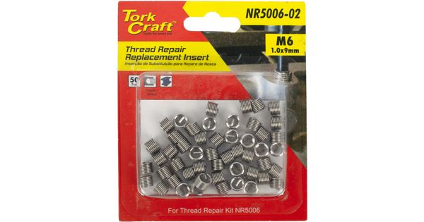 Thread Repair Kit M6 X 1.0 X 1.5d Repl. Inserts For Nr5006 product image