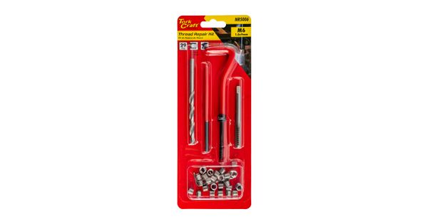 Thread Repair Kit 29pc M6 X 1.0 X 1.5d Internal Thread Carded product image