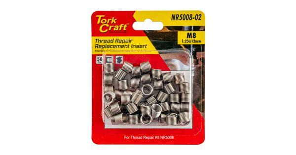 Thread Repair Kit M8 X 1.25 X 1.5d Repl. Inserts For Nr5008 product image