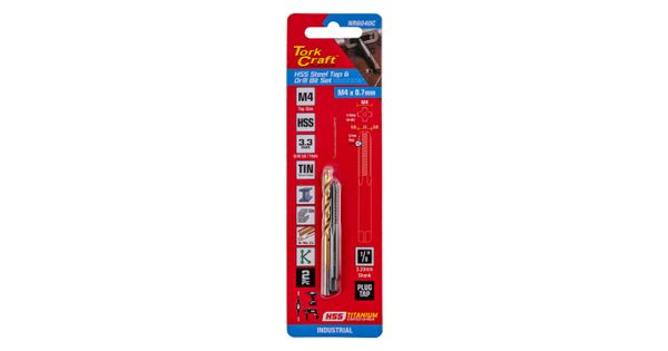 Tap Hss 4x0.7 & Drill 3.3mm 2pc Set product image