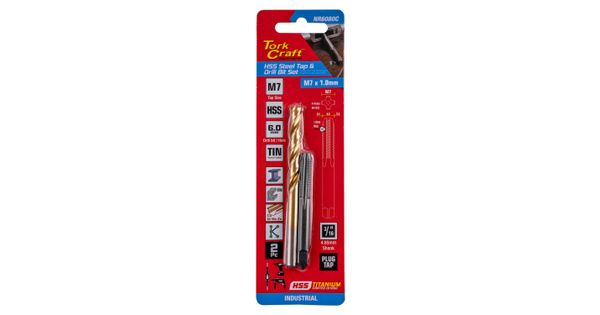 Tap Hss 7x1.0 & Drill 6.0mm 2pc Set product image