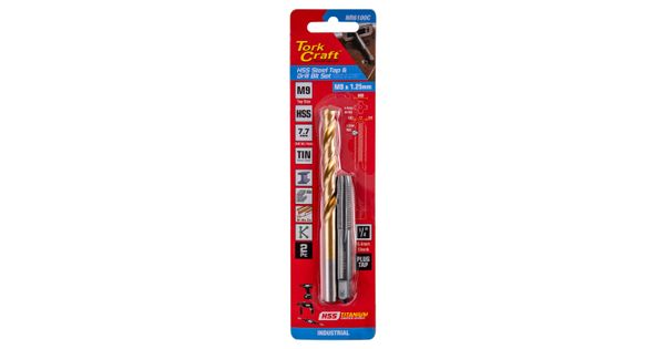 Tap Hss 9x1.25 & Drill 7.7mm 2pc Set product image