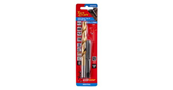 Tap Hss 12x1.75 & Drill 10.3mm 2pc Set product image