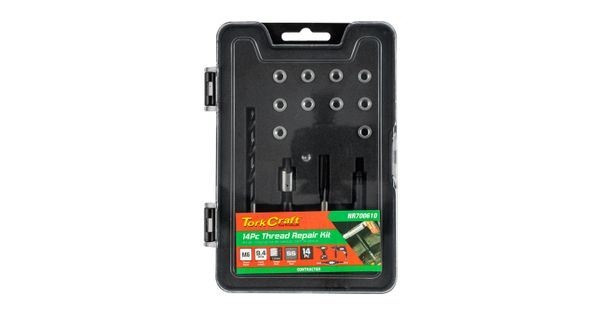 Thread Repair Kit 14pc M6 X 1.0 X 9.4mm Flange Insert product image