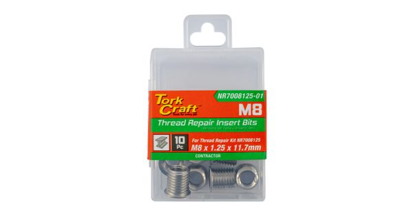 Repl. Insert 10pc M8 X 1.25 X 11.7mm S/steel For Nr7008125 product image