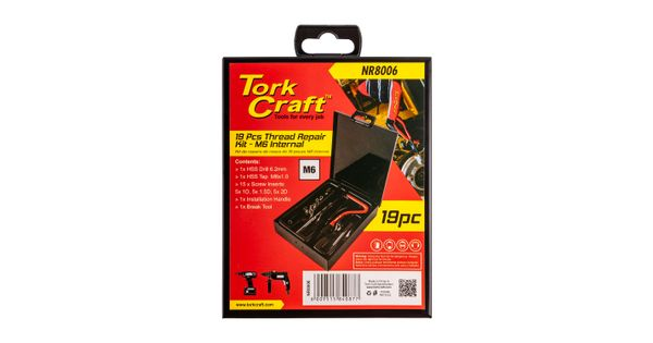 Thread Repair Kit 19pc M6 X 1.0mm Internal (metal Box) product image