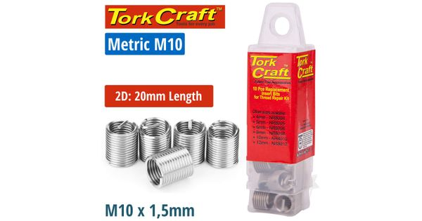 Thread Repair Kit M10 X 2d Replacement Inserts 5pce product image
