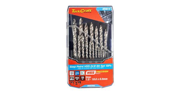 Precision-max Step Point 19pce Drill Set 1-10mm X 0.5mm product image